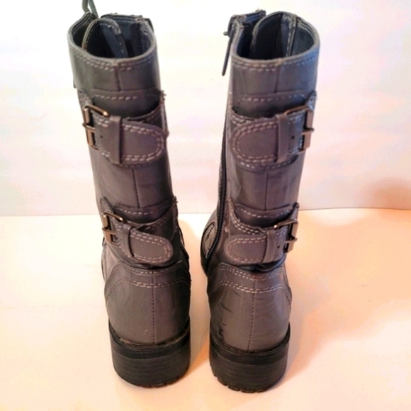 Shiekh Grey Rome Ha Boots Size 6.5 - Picture 5 of 11